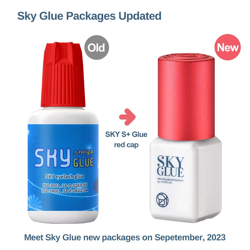 Korean Sky S+ Plus Eyelash Extension Glue 5ml Fast-Drying Adhesive Wholesale