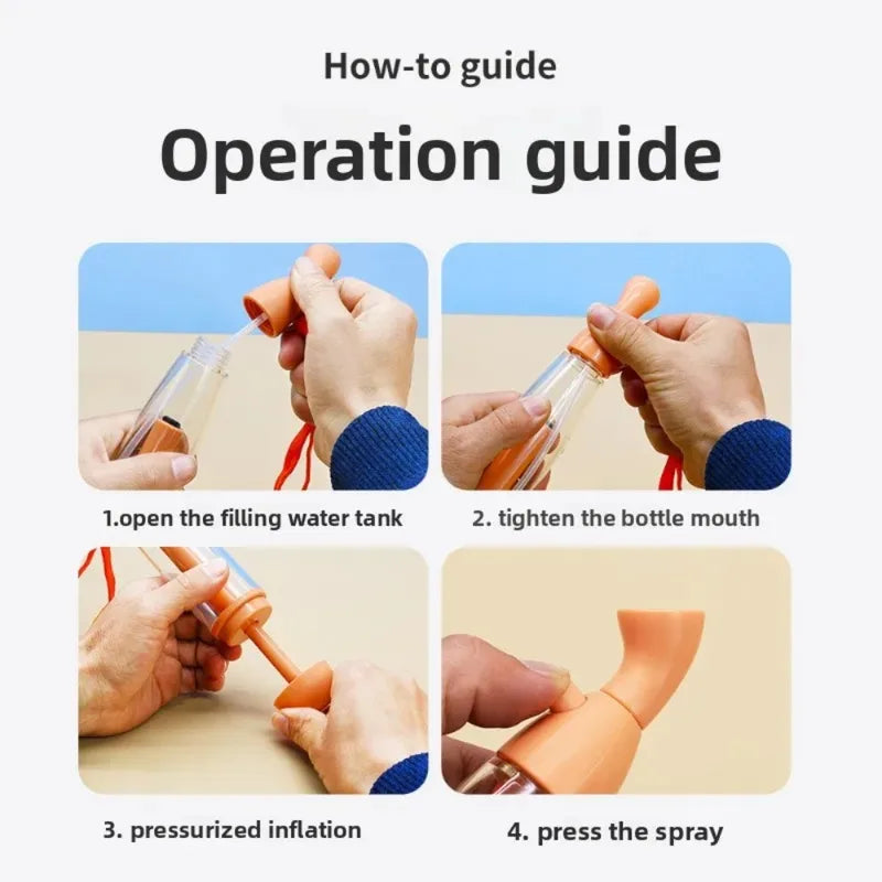 Summer Cooling Spray Bottle Set Refillable Water Mister for Outdoor Travel and Home