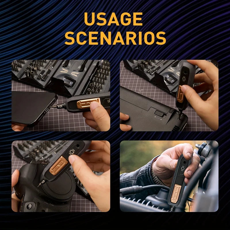 180-in-1 Precision Screwdriver Set with Magnetic Bits for Electronics & Household Repairs