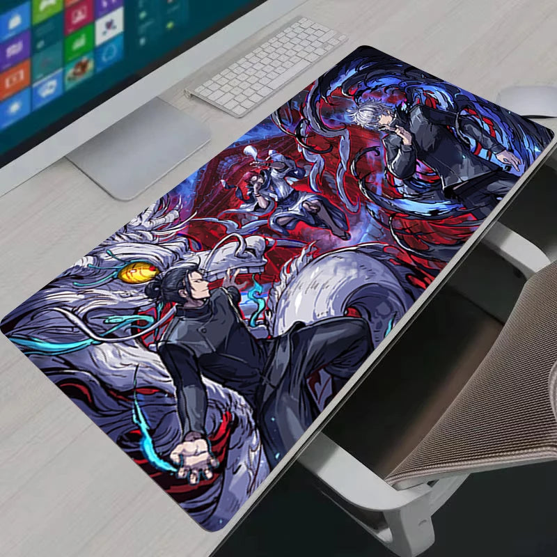 Large Gaming Mouse Pad with Anti-Slip Base and Stitched Edges for PC and Laptop