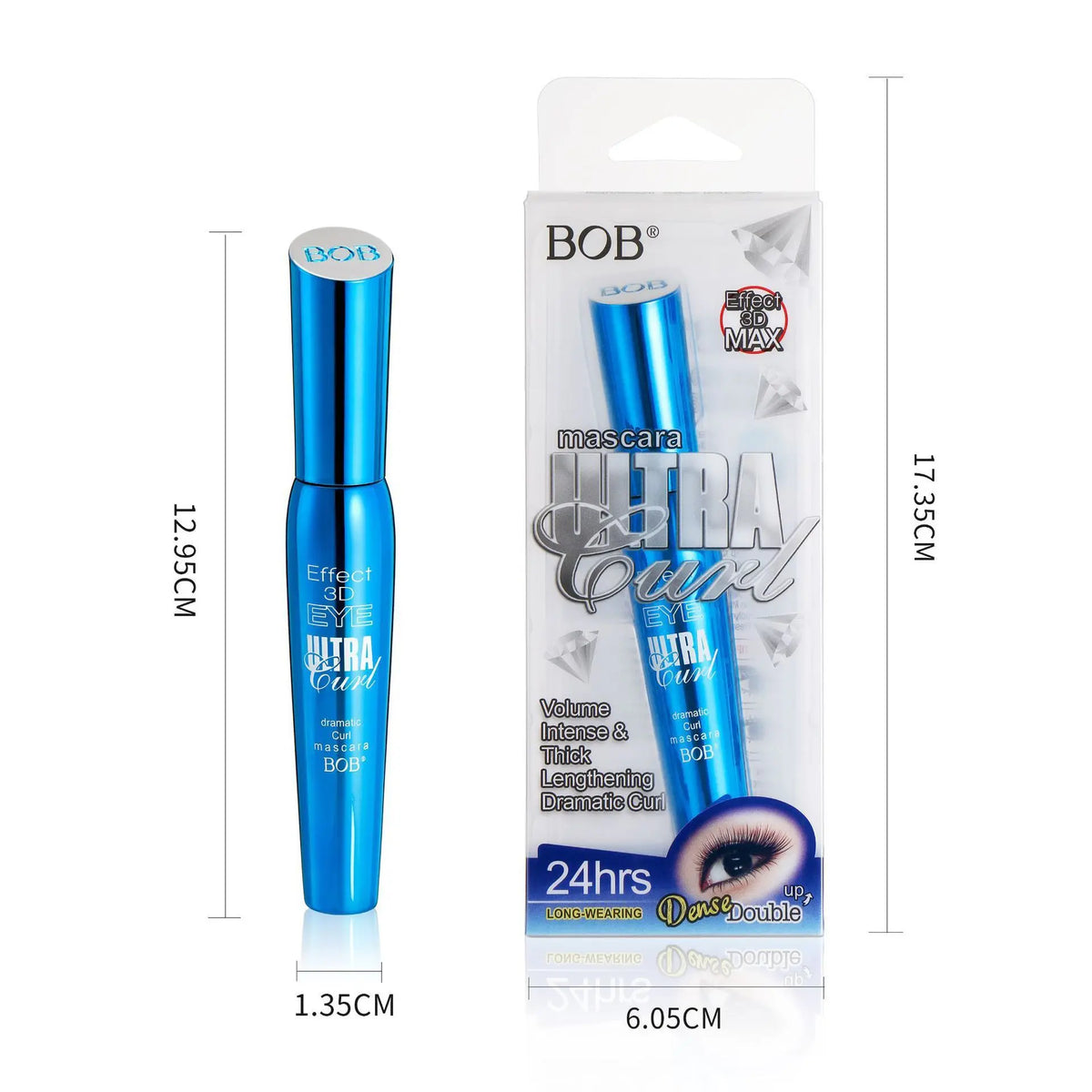 Waterproof Thick Eye Makeup Pencil - Smudge-Proof, Long-Lasting Black Eyeliner