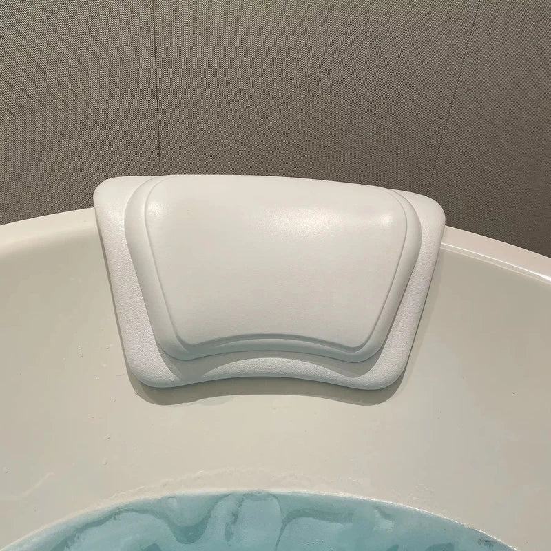 Non-Slip Bathtub Pillow with Silicone Sponge Waterproof Cover - Universal Spa & Shower Support