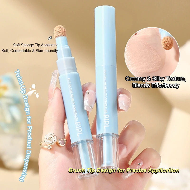 Liquid Concealer Stick Full Coverage Brightening Waterproof Makeup for Dark Circles