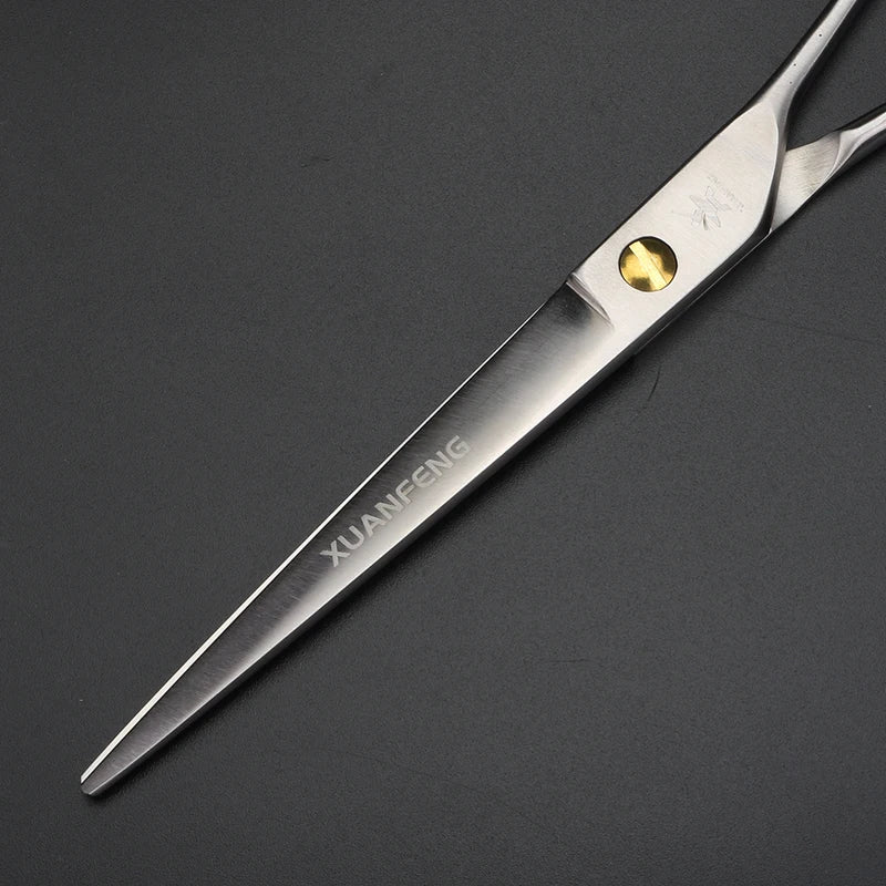 7-Inch Professional Hairdressing Scissors for Salon & Barbershop Use - Stainless Steel Shears