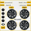 4PCS Automotive Wheel Hub Caps for Tesla Model Y 19 Inch Wheel Covers - Universal Fit