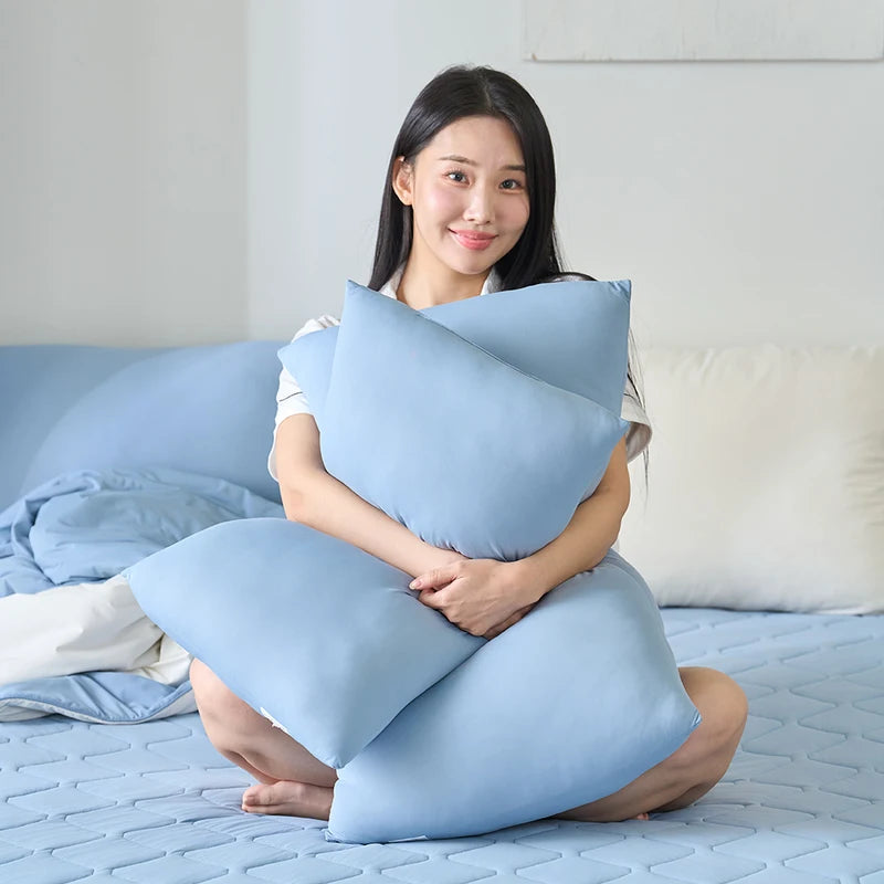 Summer Cold Feeling Microfiber Mochi Pillow 3 Sizes - Cooling Bed Cushion