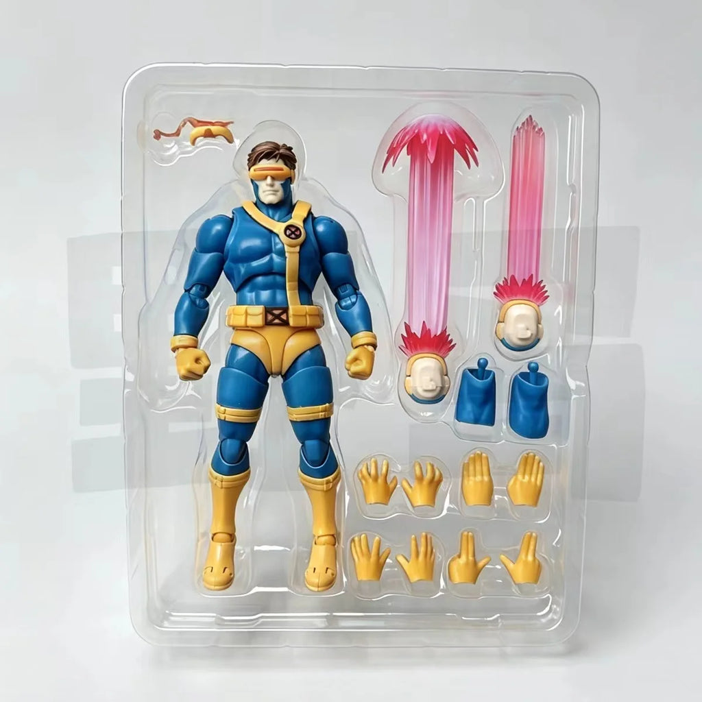 1/12 Action Figure Cyclops Scott Summers Marvel Collectible Toy - Movable X-Men