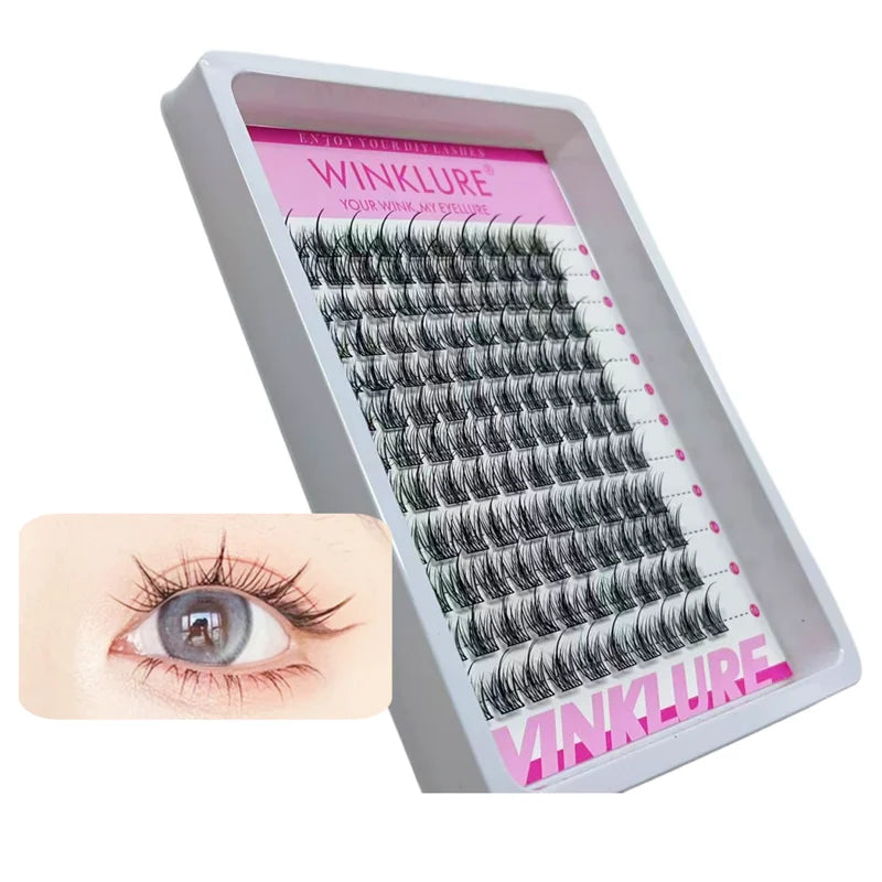 Manga Lash Clusters Kit with Lash Bond and Seal for False Eyelash Extensions