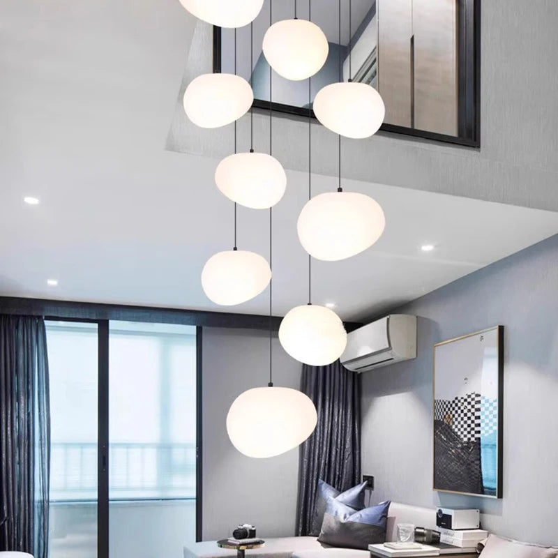Modern Indoor Ceiling Chandelier for Dining Room Living Room Adjustable LED Lighting