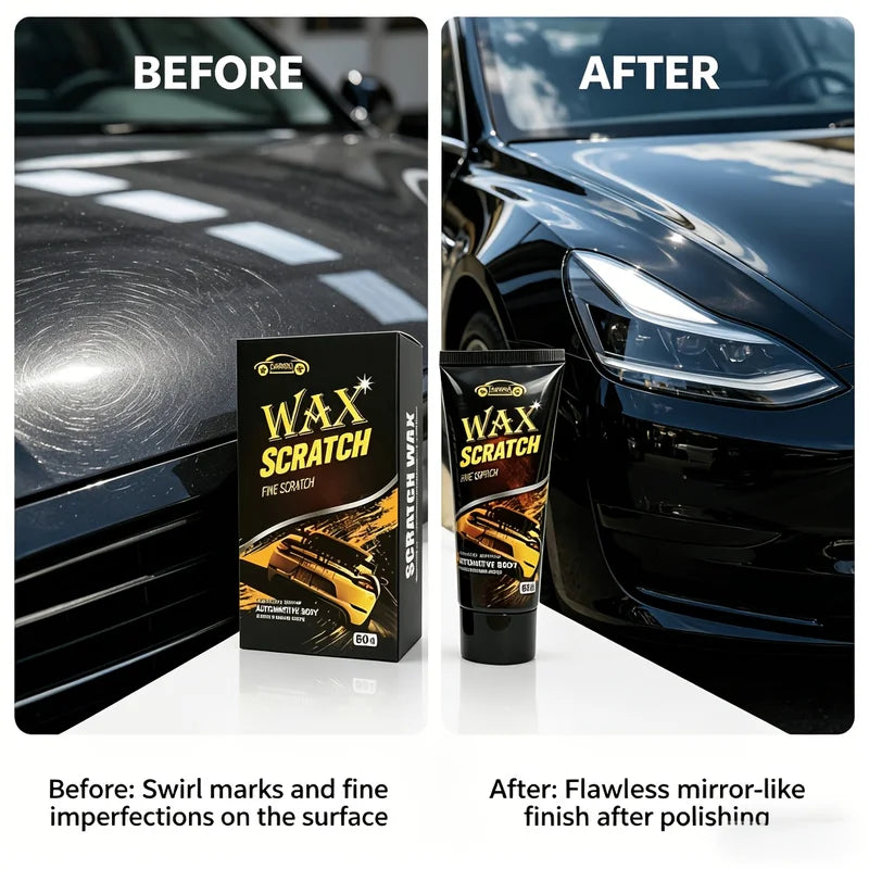 Car Scratch Repair Wax - Fine Scratch Remover & Polish for Automotive Body