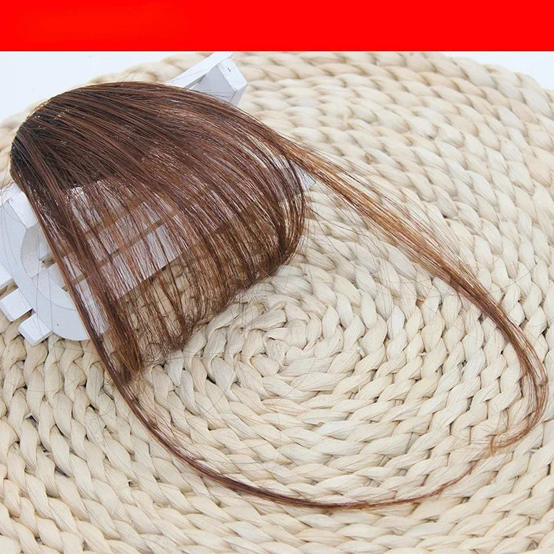 Fake Hair Bangs Clip-In Extension Synthetic Fringe for Women - Multiple Colors