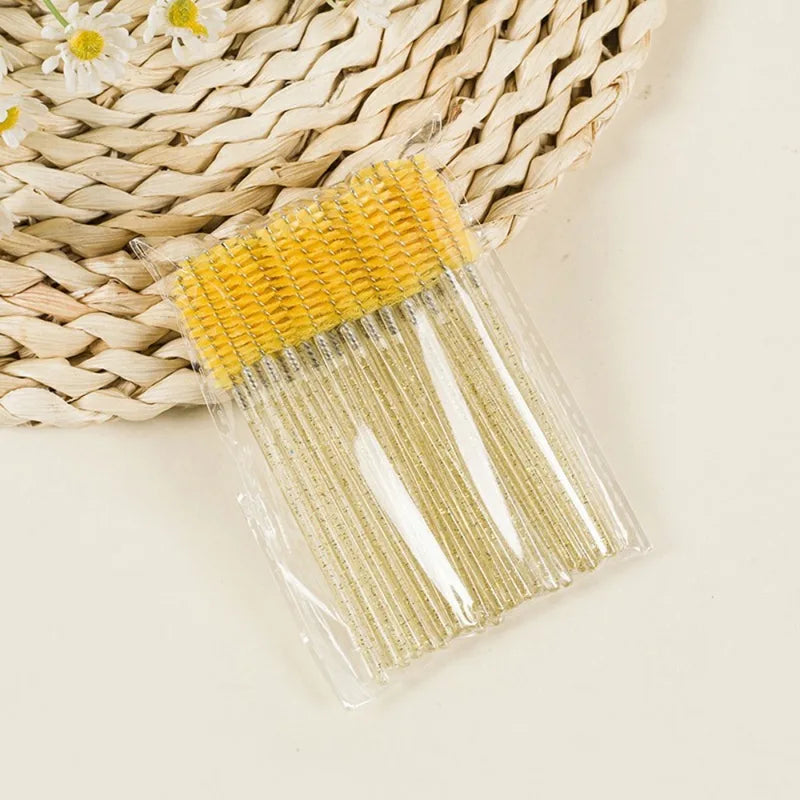 Crystal Eyelash Brush Combs Set - Professional Makeup Tool for Eyelashes