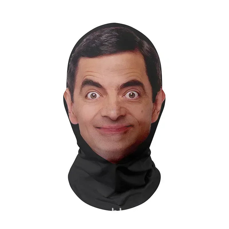 3D Cosplay Face Masks for Halloween and Parties - Breathable, Unisex Fun Masks