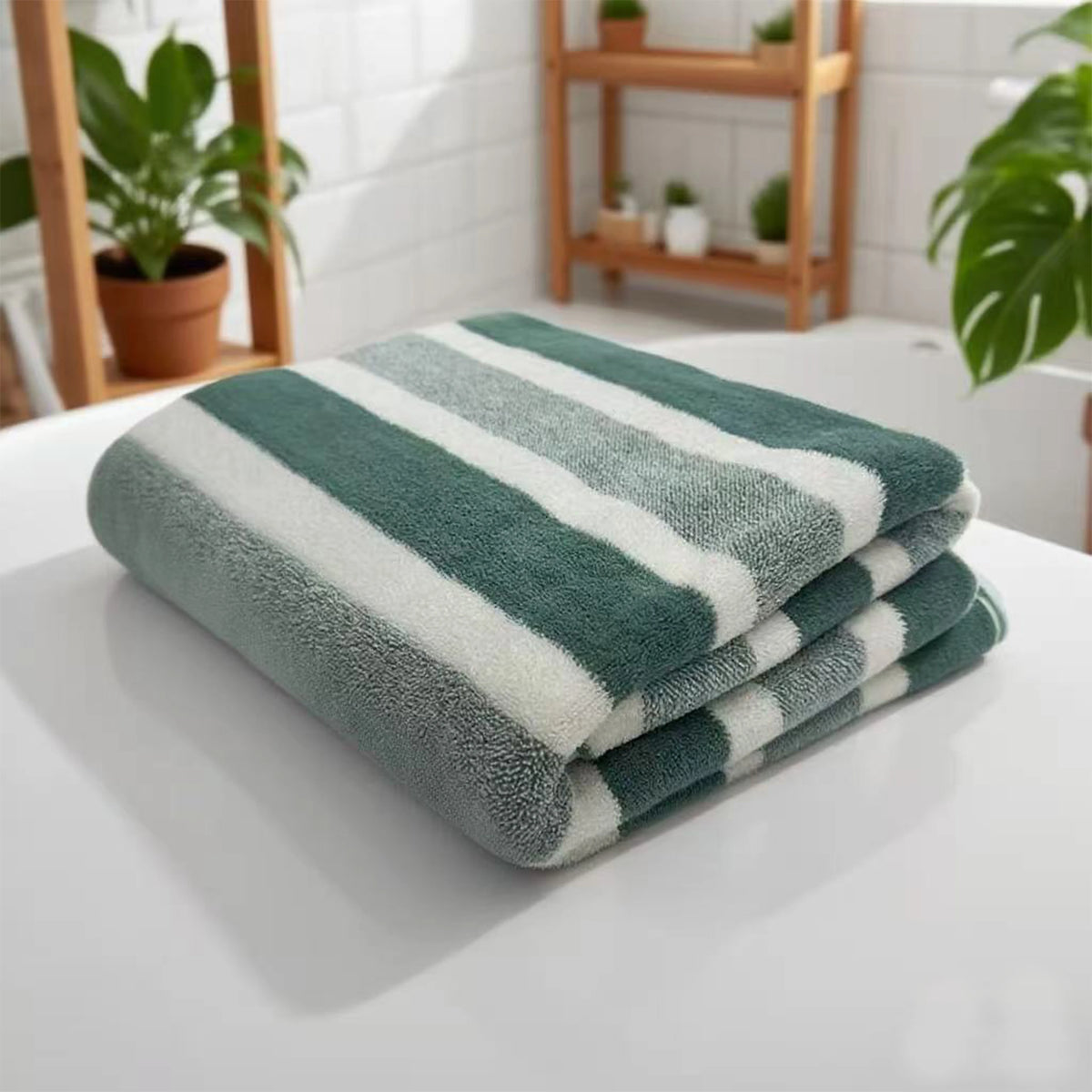 Bath Towel Set 1-Pack, Quick Dry, Highly Absorbent, Durable for Family & Beach Use
