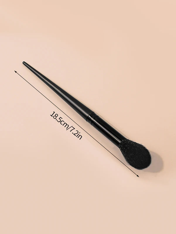2pcs Soft Fiber Bristle Flame Type Loose Makeup Brushes - Blush & Setting Tool