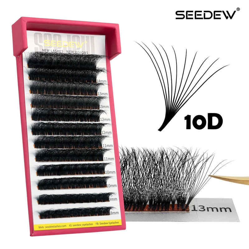 Automated Flowering Volume Eyelash Extensions - Fast Fanning Clusters