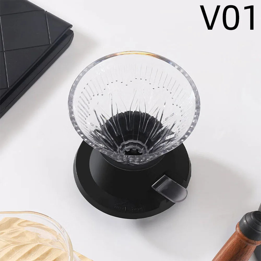 Reusable Coffee Filter Cup - Hand-Brew Drip-Style Immersion Funnel for Coffee Making