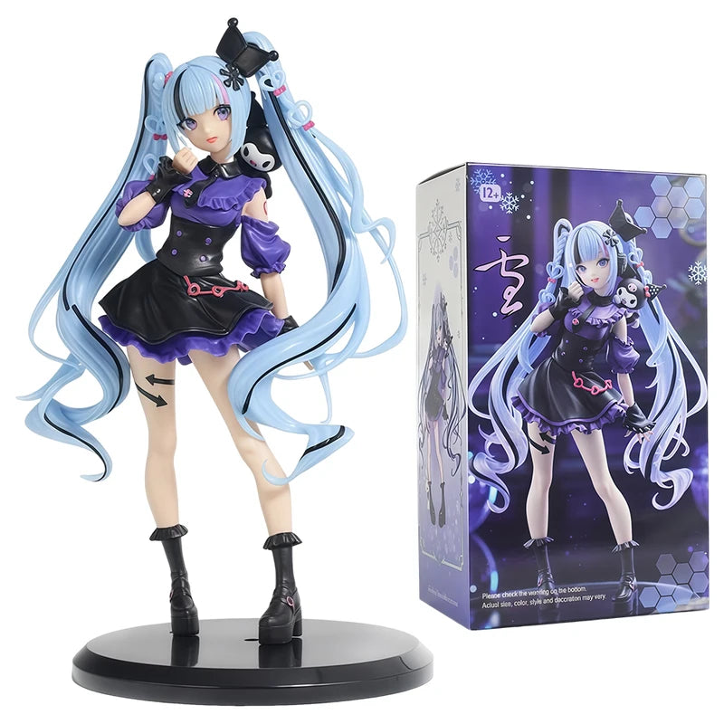 Anime Goddess Hatsune Miku PVC Figure - Handmade Cute Cherry Model, Collectible Decor