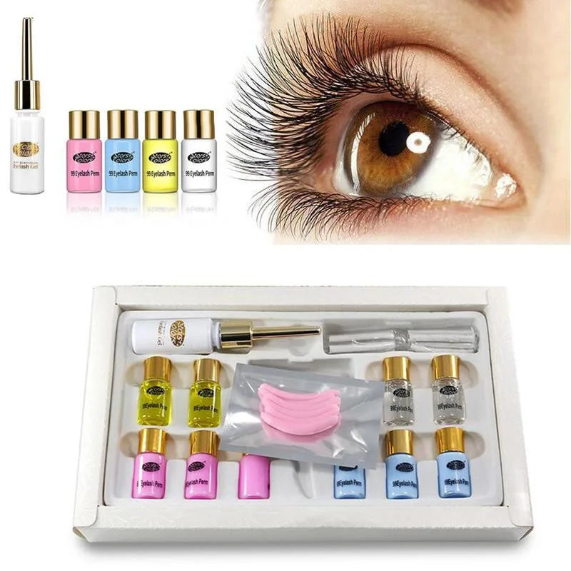 Eyelash Lift Kit with Silicone Rollers & Adhesive for Professional Lash Perming