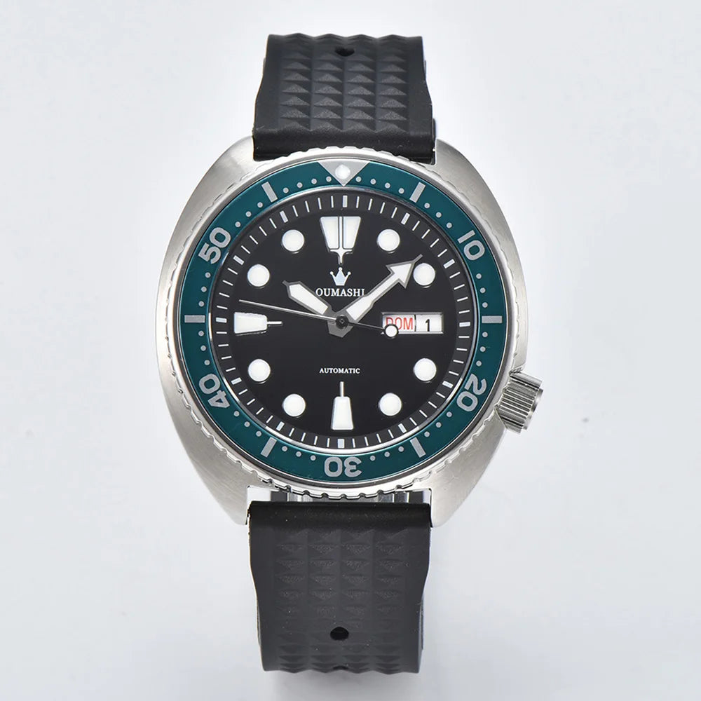 42mm Automatic Mechanical Watch with Stainless Steel Case Sapphire Glass Waterproof