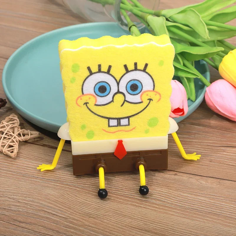 Funny Cartoon SpongeBob Sink Drain Basket - Kitchen Sink Sponge Holder & Storage