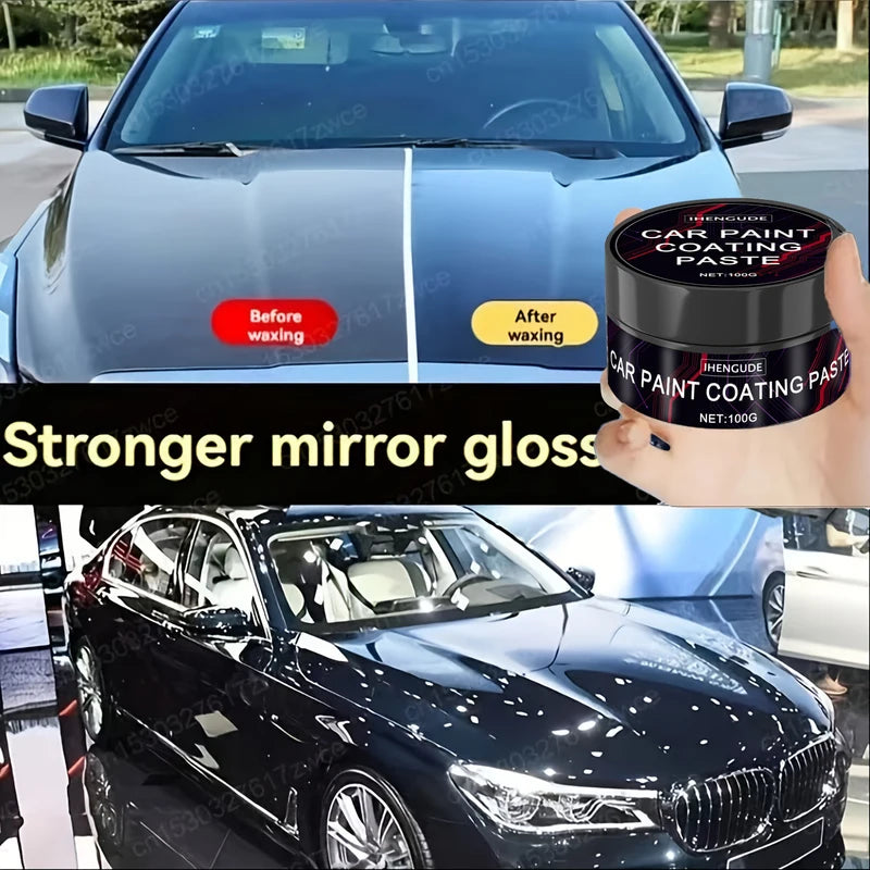 Car Wax Paste - Titanium Ceramic, Scratch Repair & Maintenance Polish