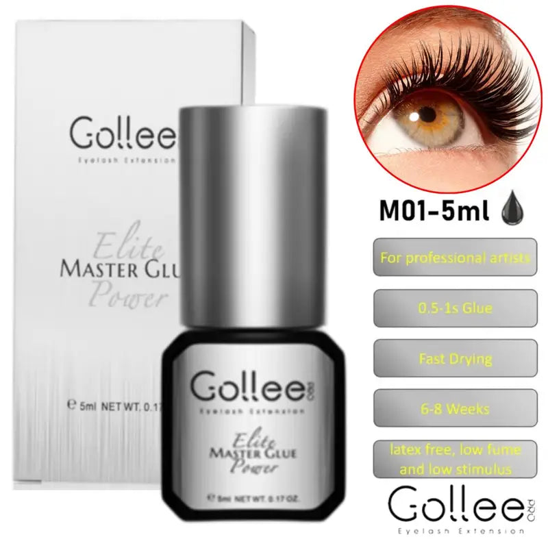 Fast Drying Eyelash Extension Glue 0.5-3 Sec Waterproof Lash Adhesive
