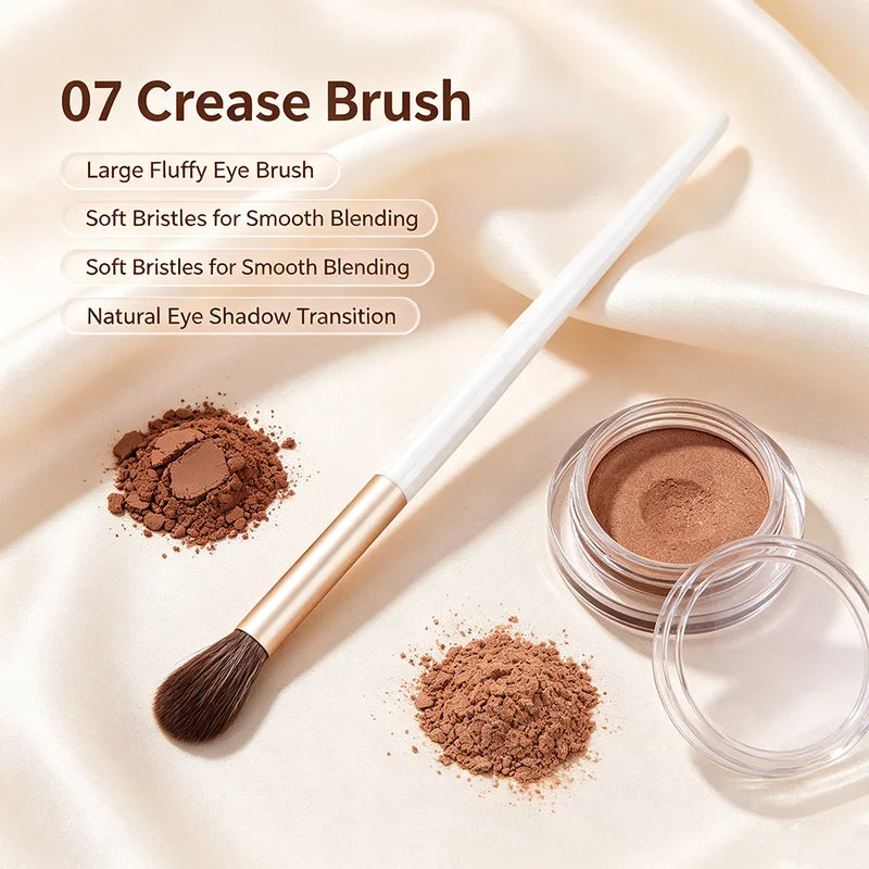Synthetic Hair Fluffy Eyeshadow Crease Brush for Eye Makeup & Blending