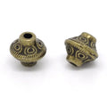 20pcs Antique Bronze Zinc Alloy Beads Bicone Spacer Jewelry Findings - 6mm