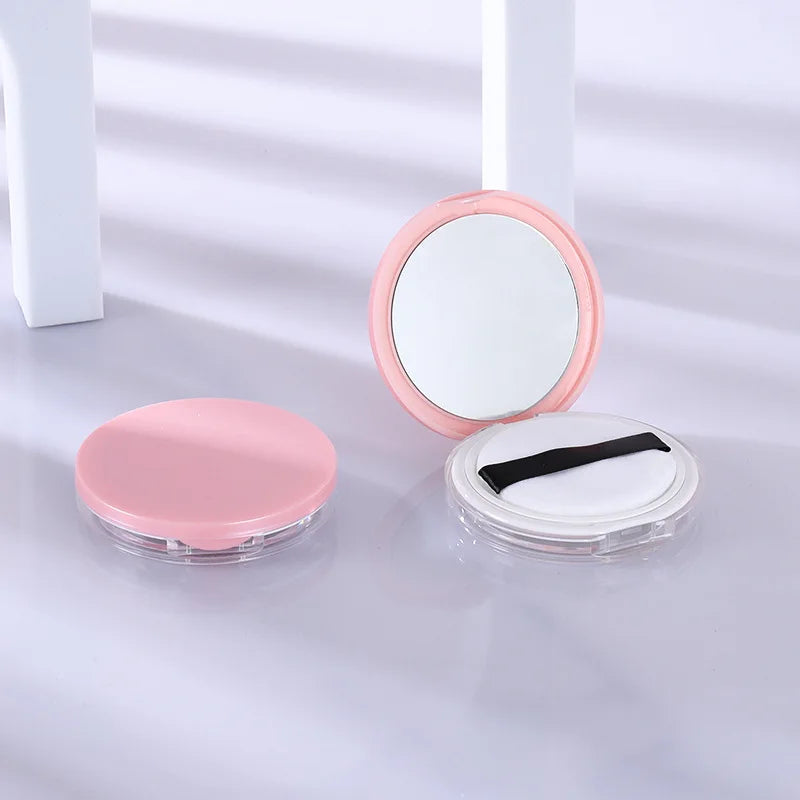 Super Thin 5g Loose Powder Case Set with Puff - Multiple Colors