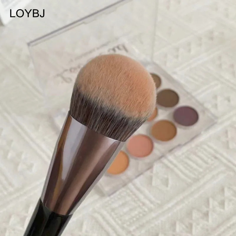 Angled Makeup Brush Set - Foundation Concealer BB Cream Face Tools, Multiple Handle Colors