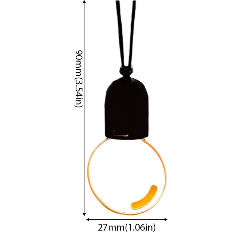 Car Ambient Light Bulb Decor - Retro Acrylic Interior Atmosphere Lamp