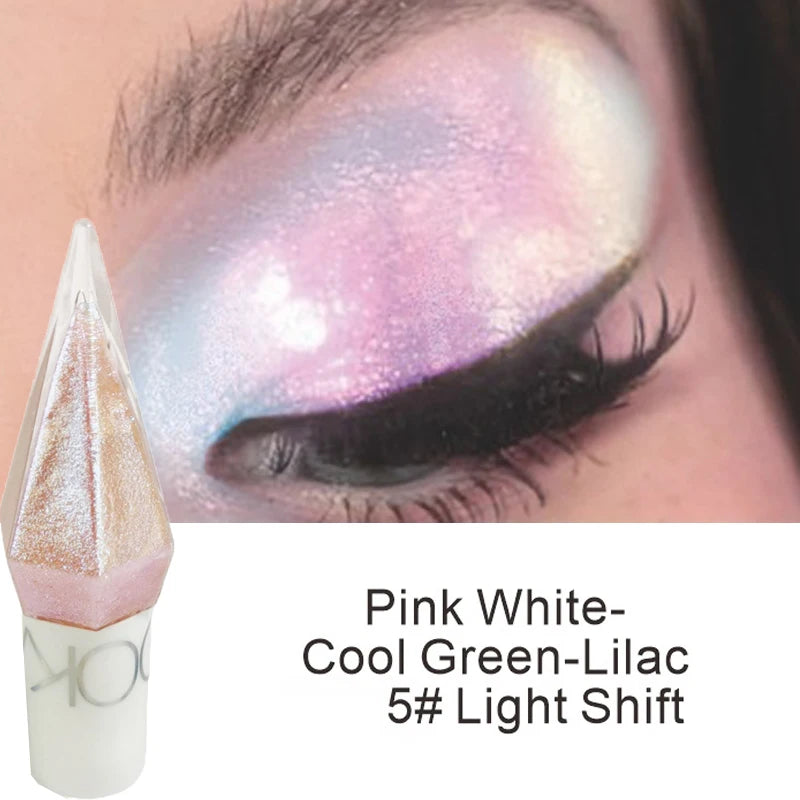 Waterproof Metallic Liquid Eyeshadow Set - Long-Lasting Sparkling Eye Makeup