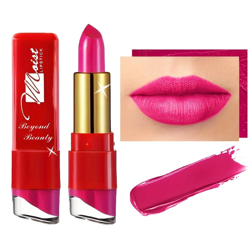 Creamy Long Lasting Lipstick Set for Women and Beginners - 12 Colors