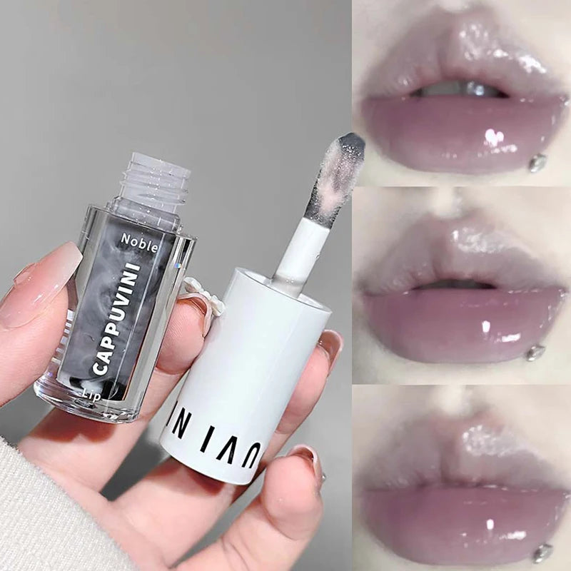 Hydrating Lip Gloss with Mirror - Moisturizing, Long-Lasting, Clear & Colorful Options