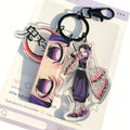 Anime Character Keychain Set - Demon Slayer Acrylic Bag Charm & Decor