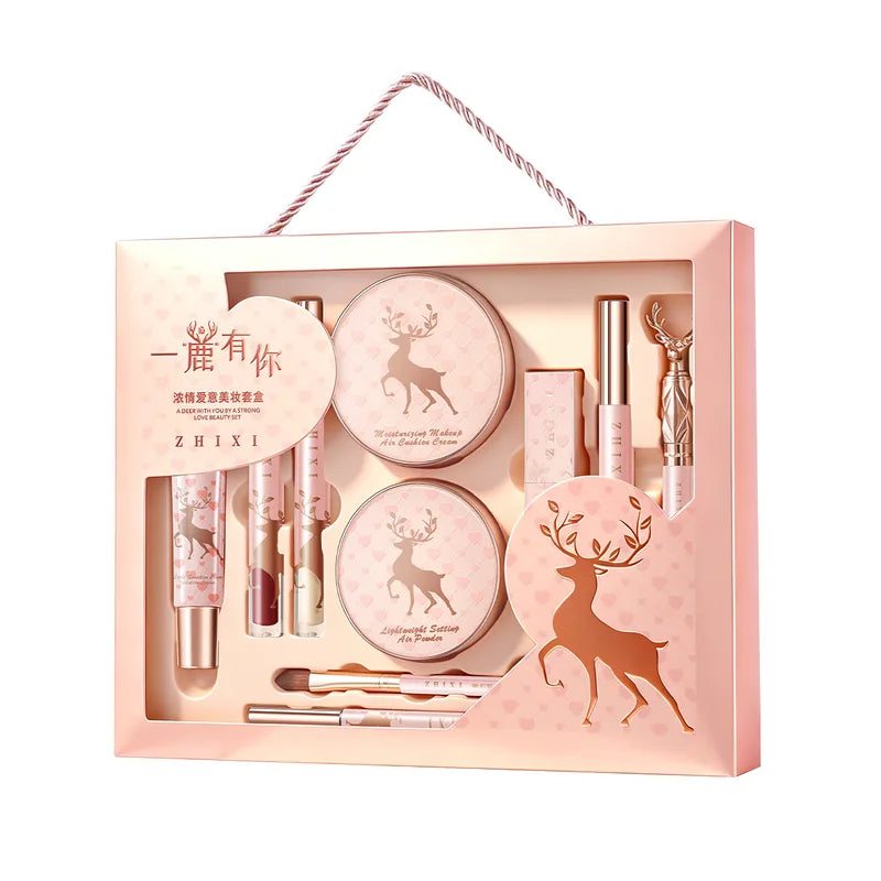 10-Piece Makeup Gift Set Full Face Cosmetics Kit - Beauty Collection for Birthdays & Valentine's Day