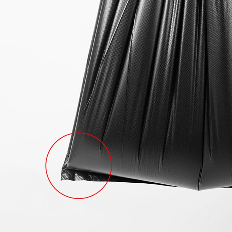 Large Black Transparent Heavy-Duty Garbage Bags 100-300pcs Outdoor Kitchen Trash