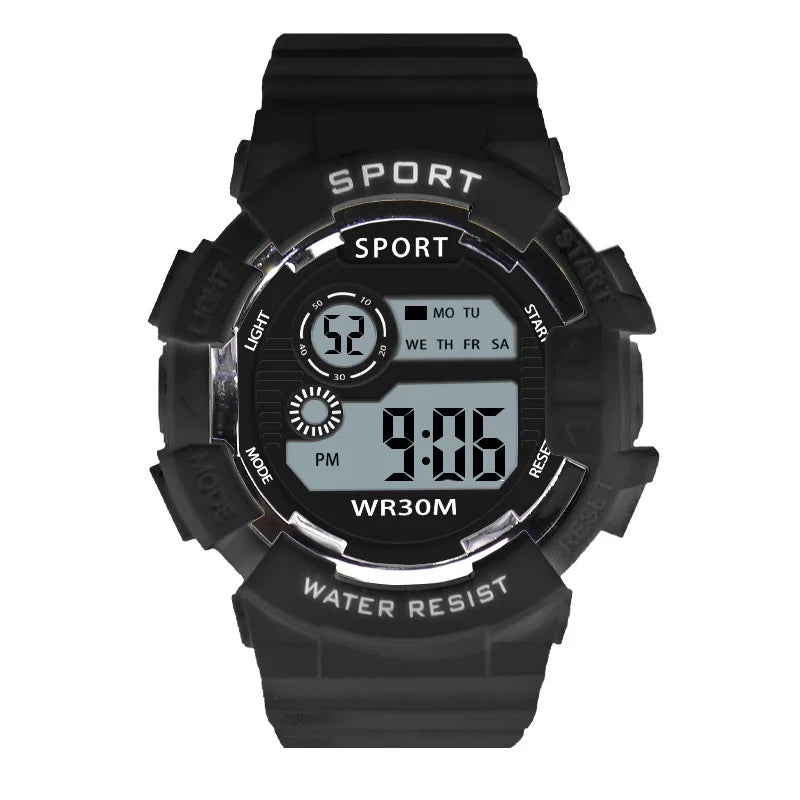 Kids Digital Sport Watch Waterproof Luminous Electronic Wristwatch for Boys & Girls