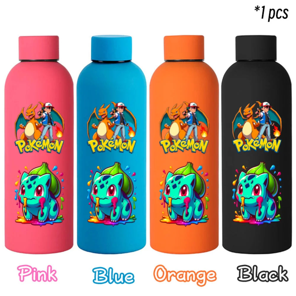 Stainless Steel 500ML Double Layer Vacuum Water Bottle Sport Water Thermos Cup