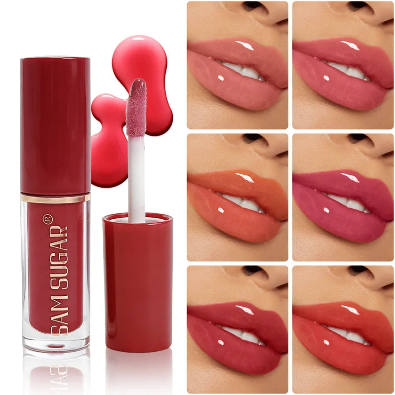 Long Lasting Lip Gloss Oil - Moisturizing Lip Tint for Fade & Lip Lines