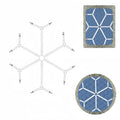 Elastic Bed Sheet Fastener Straps - Adjustable Non-Slip Crisscross Clips