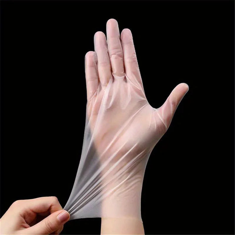 Disposable TPE Gloves Powder-Free Latex-Free Kitchen & Bathroom Cleaning (All Sizes)