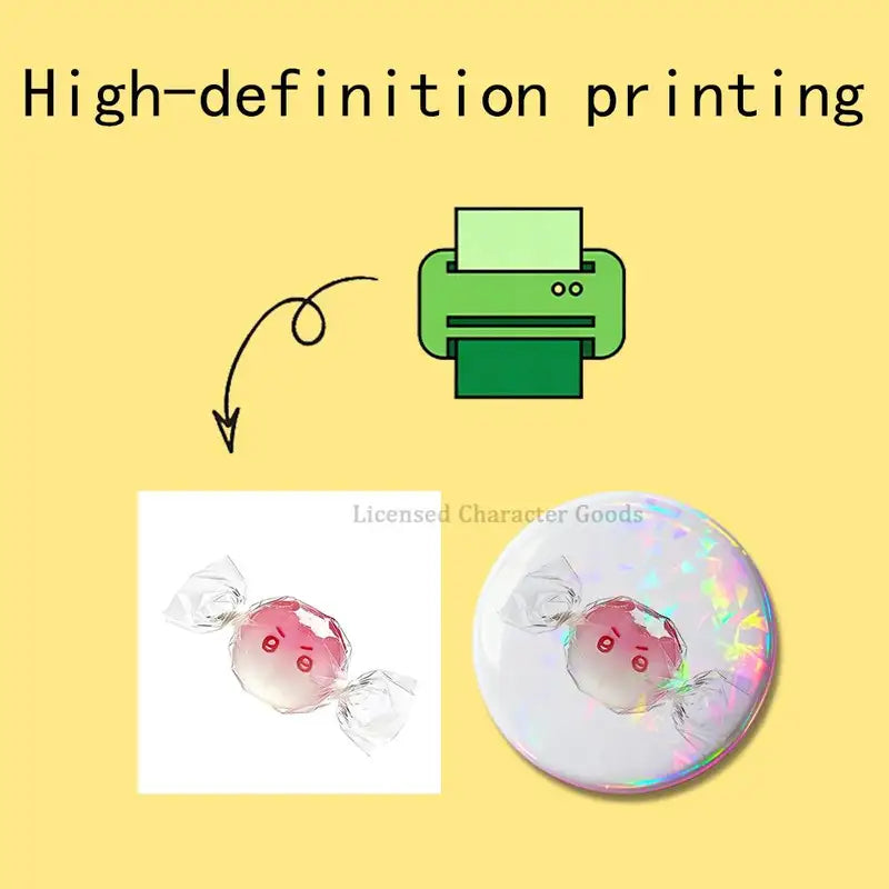 Customizable Round Badge Set for Clothing and Accessories - Wholesale Fan Goods