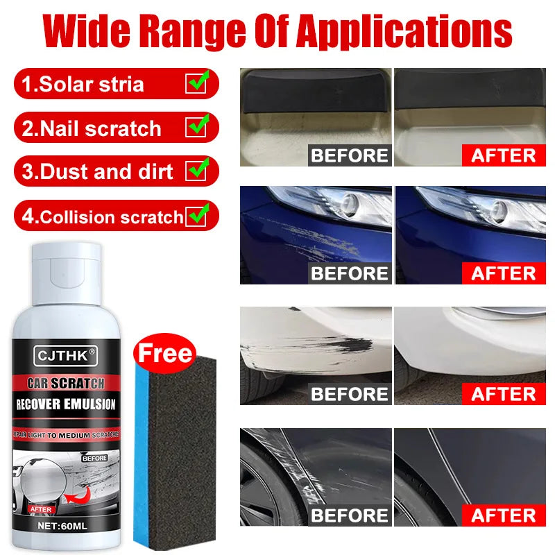 Car Scratch Remover Paint Care Kit for Auto Body Scratch Repair Polishing