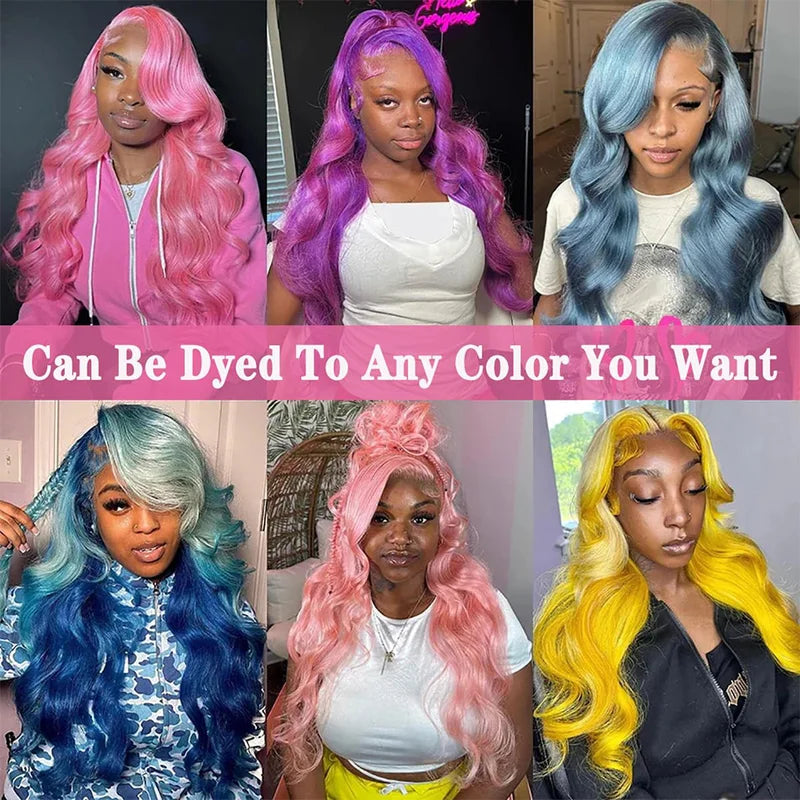 Blonde Lace Front Wigs for Women 13x4 13x6 360 Body Wave Human Hair Pre-Plucked