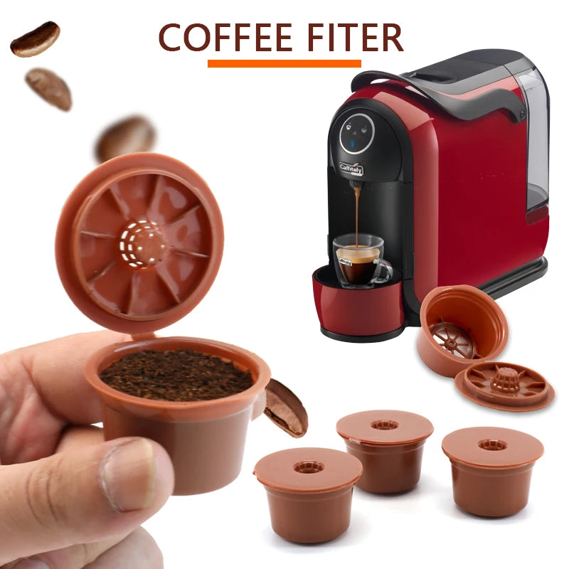 Reusable Coffee Filter Capsules for Caffitaly Coffee Machine - 3 Pack
