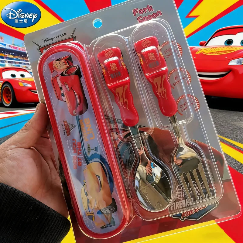 Kids Stainless Steel Cutlery Set with 3D Gift Box for Children - Halloween Christmas Birthday Gift