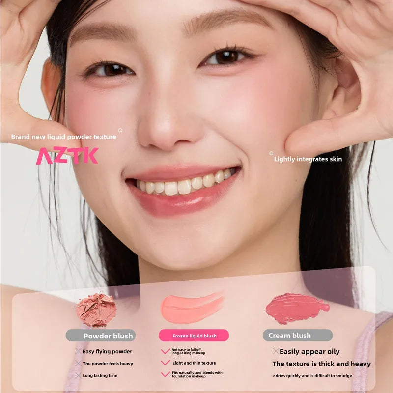 Liquid Blush Highlighter Contour Stick - Creamy Matte Face Sculpting & Lifting