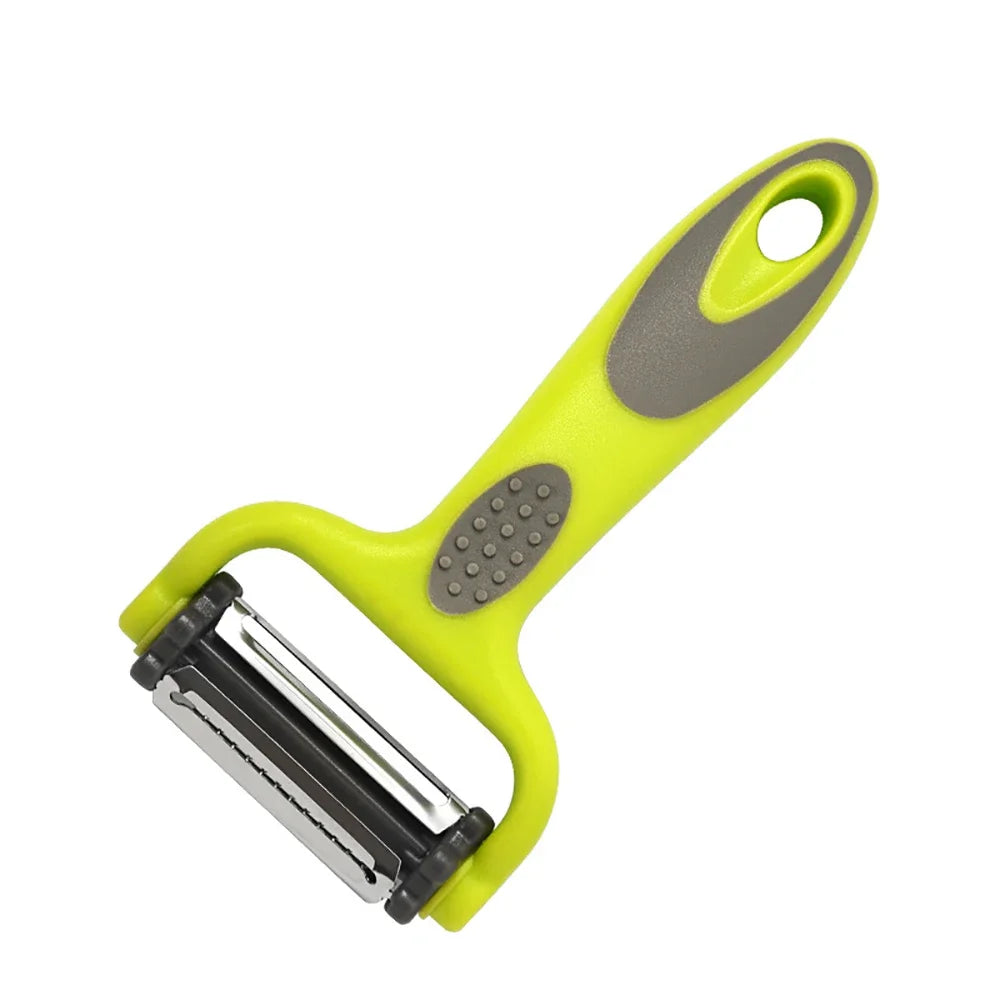 3-in-1 Rotary Vegetable Peeler with Swivel Blades – Kitchen Slicer & Julienne